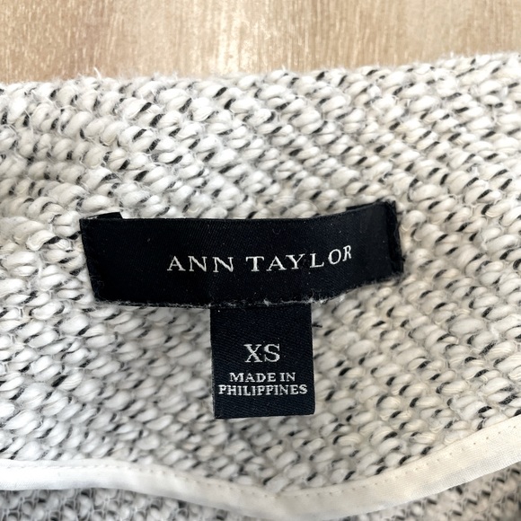 Moto Tweed Ann Taylor Blazer Jacket Loft - Picture 5 of 5